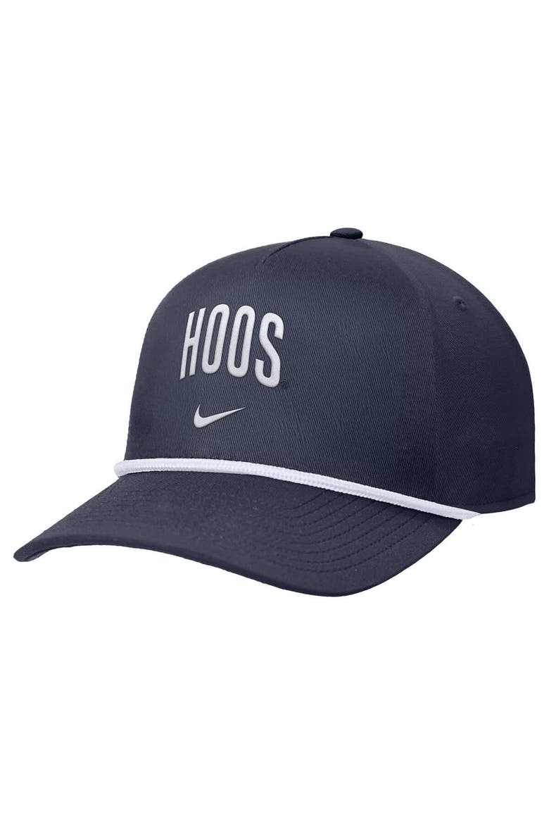 Men's Nike Navy Virginia Cavaliers Rise Adjustable Hat, Main, color, Navy
