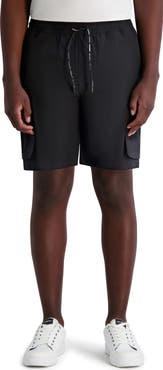 KARL LAGERFELD PARIS Drawstring Cargo Shorts