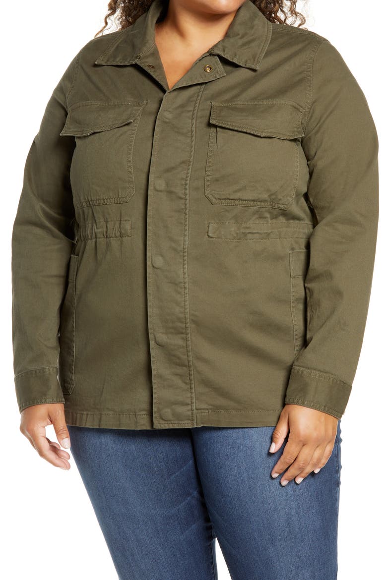 Hooded Utility Jacket, Alternate, color, OLIVE SARMA