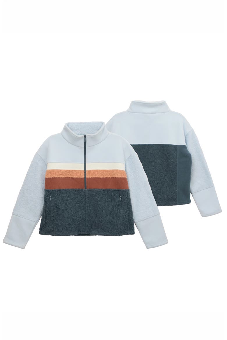 Colorblock Fleece, Alternate, color, West