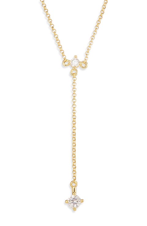 Demi Fine Cubic Zirconia Y-Necklace