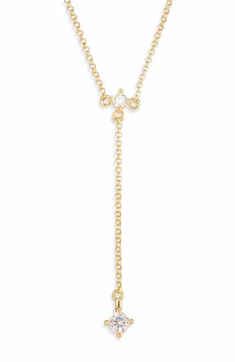 Demi Fine Cubic Zirconia Y-Necklace