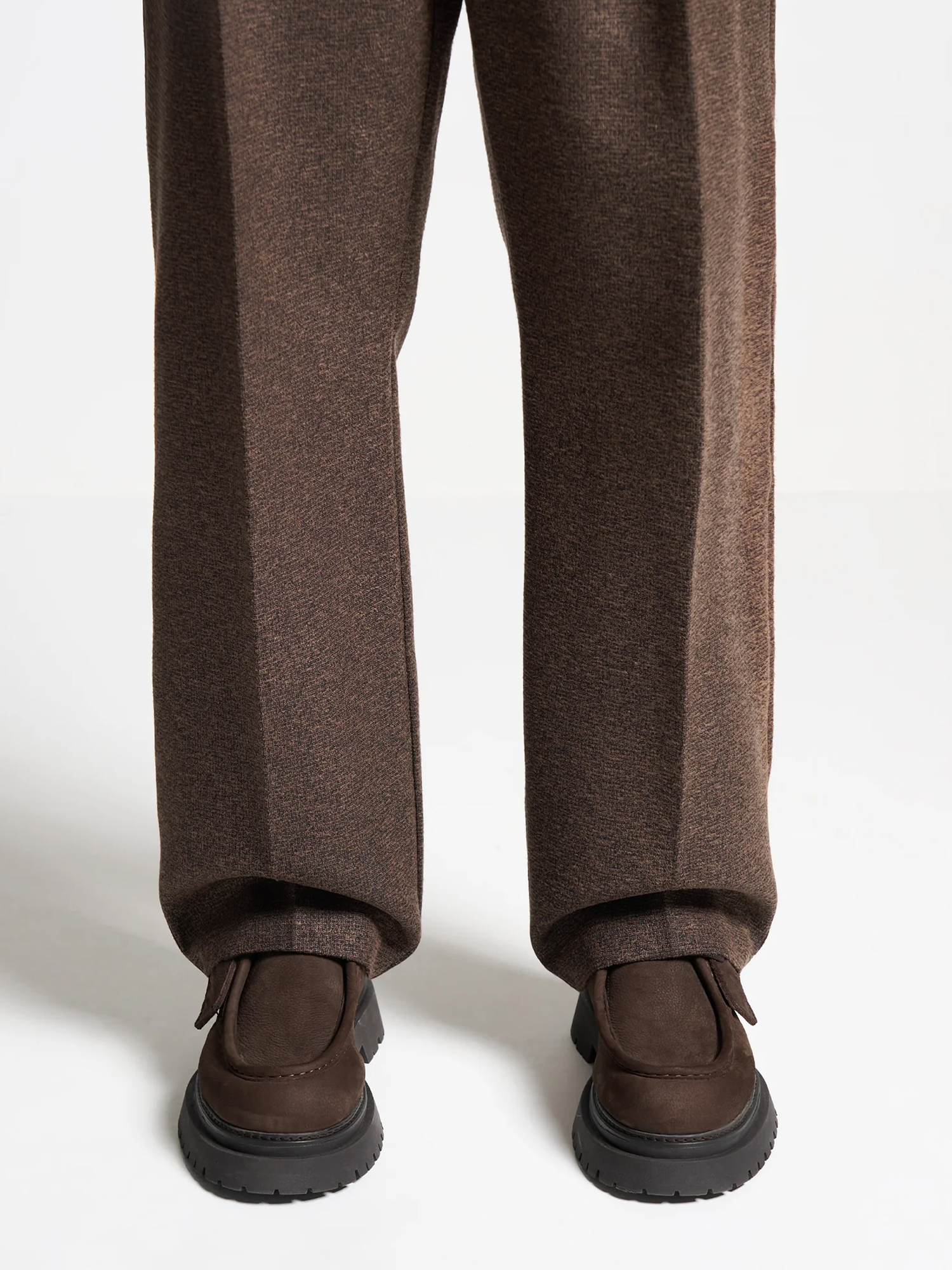 The Atelier Nubuck Suede Lace-Up  Shoe, Alternate, color, Brown