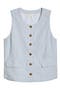 selected Ivory- Blue Jane Stripe