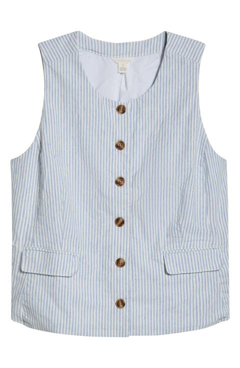 Front Button Vest (Plus)