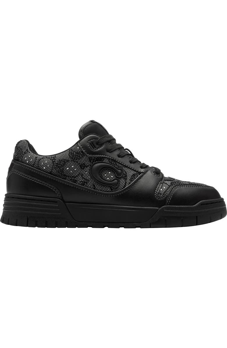 COACH Crystal Signature Monogram Sneaker, Alternate, color,