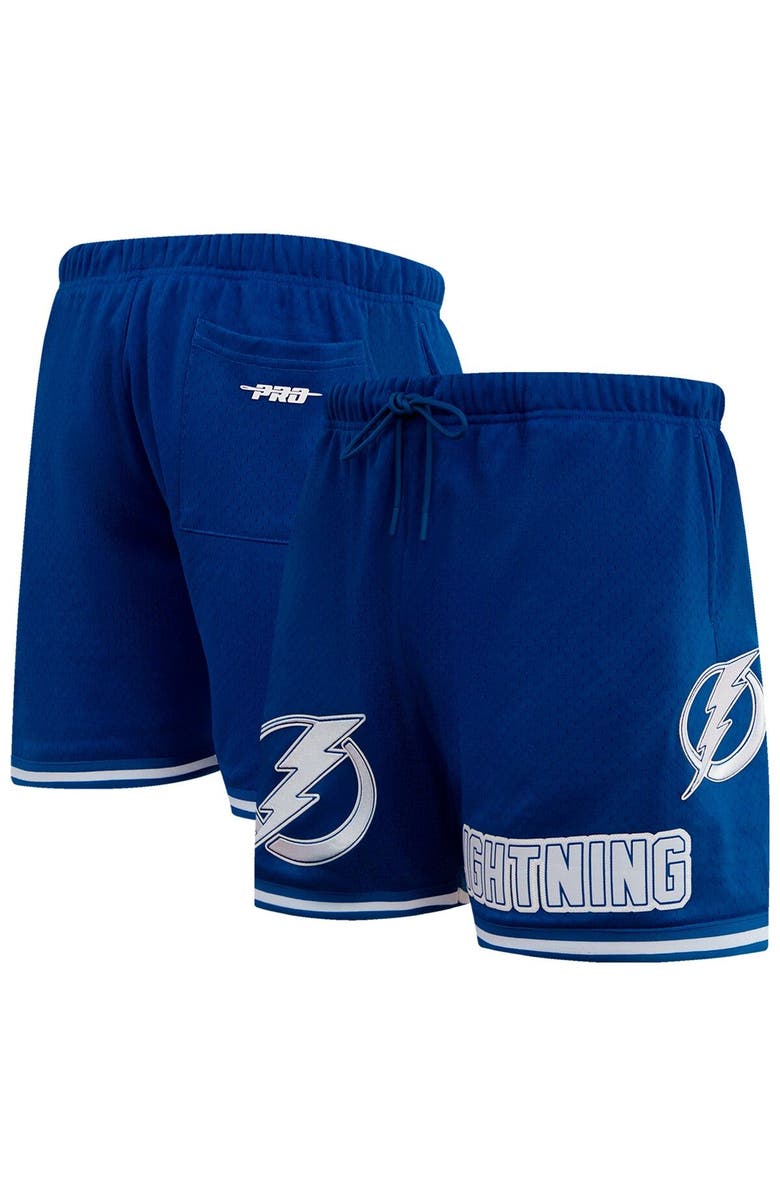 PRO STANDARD Men's Pro Standard Blue Tampa Bay Lightning Classic Mesh Shorts, Main, color, Blue