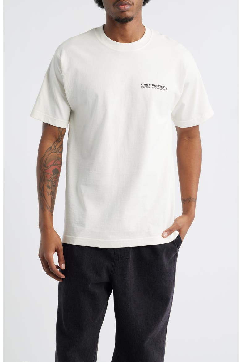 To New Friends & Old Graphic T-Shirt, Main, color, VINTAGE WHITE