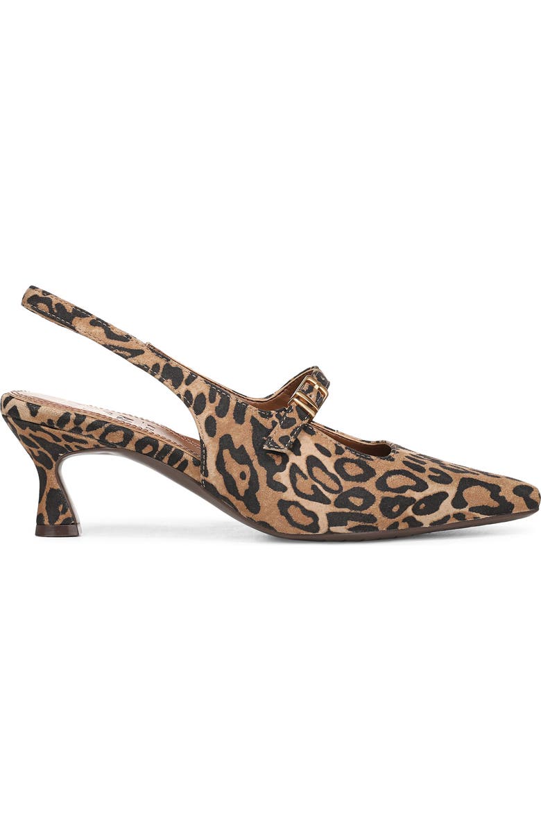 Naturalizer Gemini Slingback Mary Jane Kitten Heel Pump, Alternate, color, Dark Brown/ Black