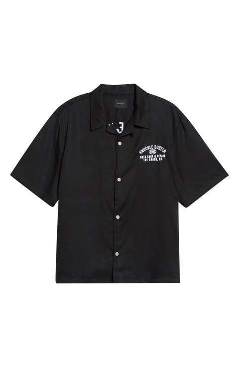 Buster Short Sleeve Button-Up Camp Shirt