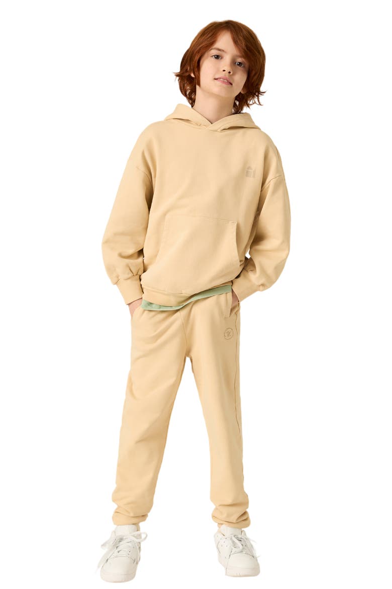 Kids' Natural Dye Everyday Joggers, Alternate, color, LIGHT YELLOW