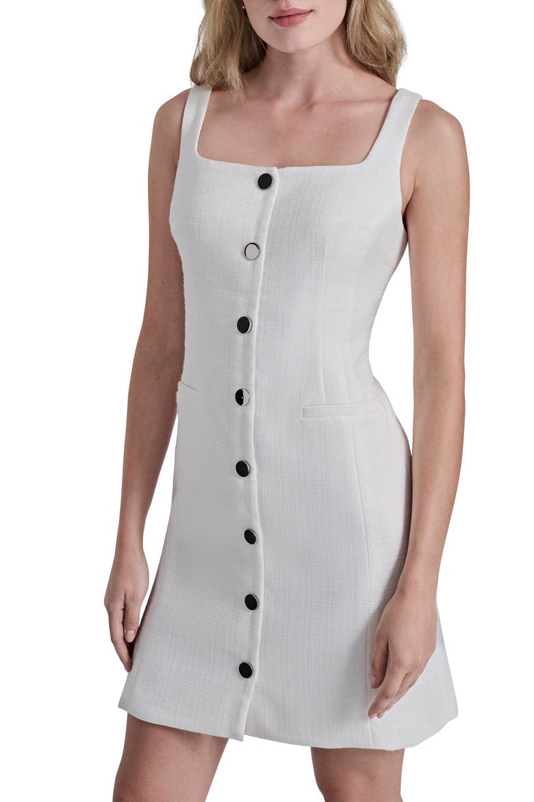 Sleeveless Minidress, Alternate, color, IVORY