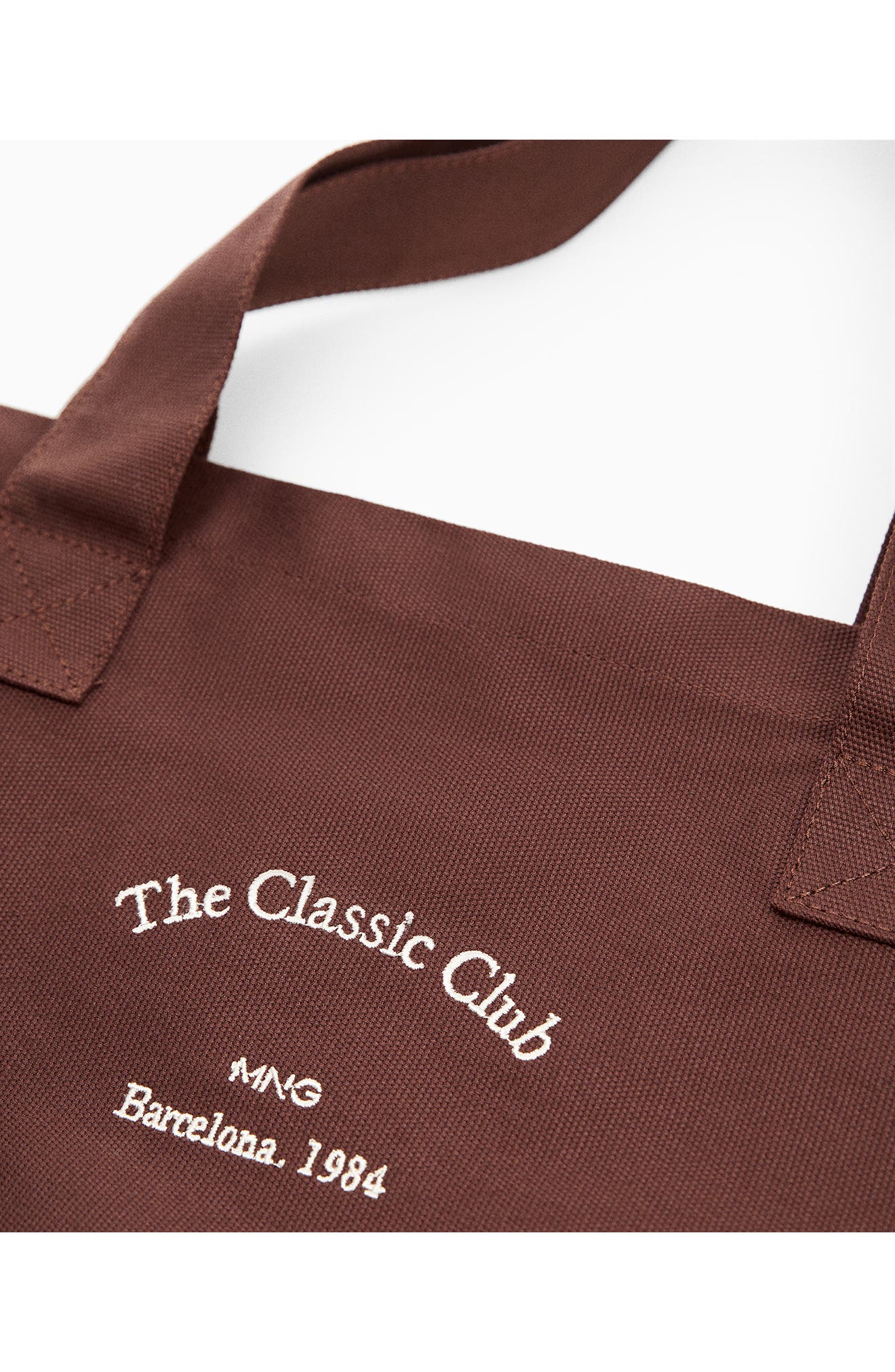 MANGO Cotton Canvas Shopper Tote, Alternate, color, 