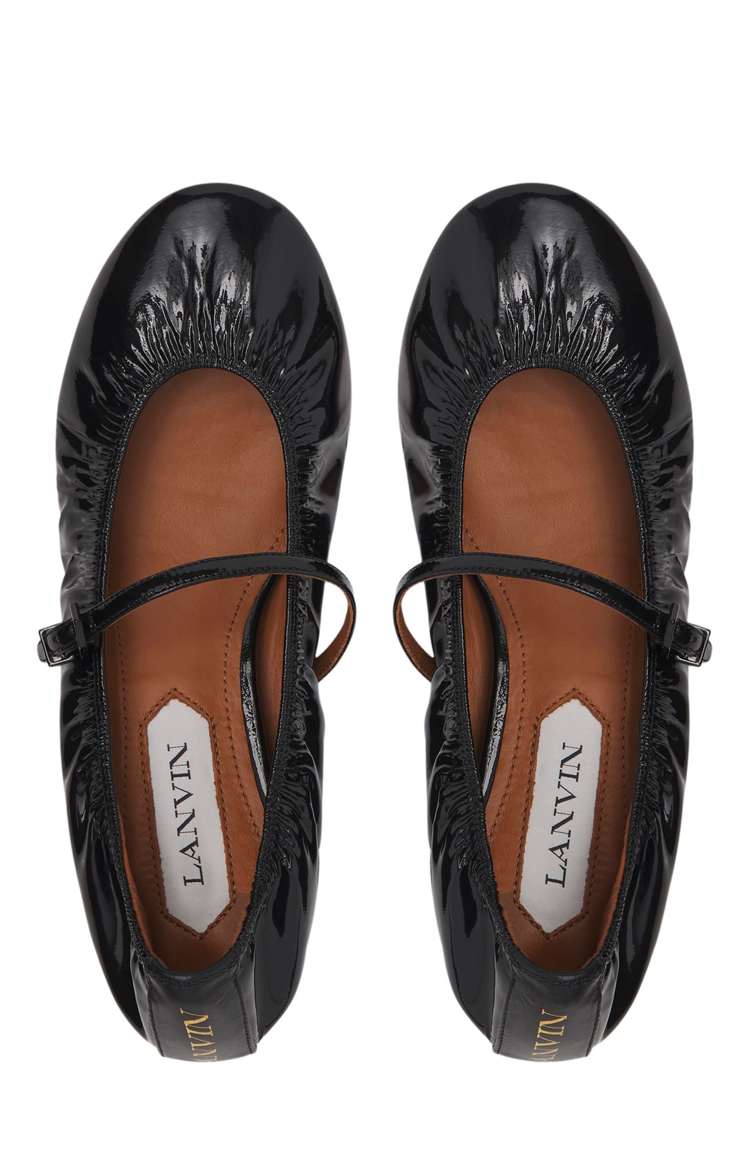 Lanvin MARY JANE IN GLOSSY LEATHER, Alternate, color, 