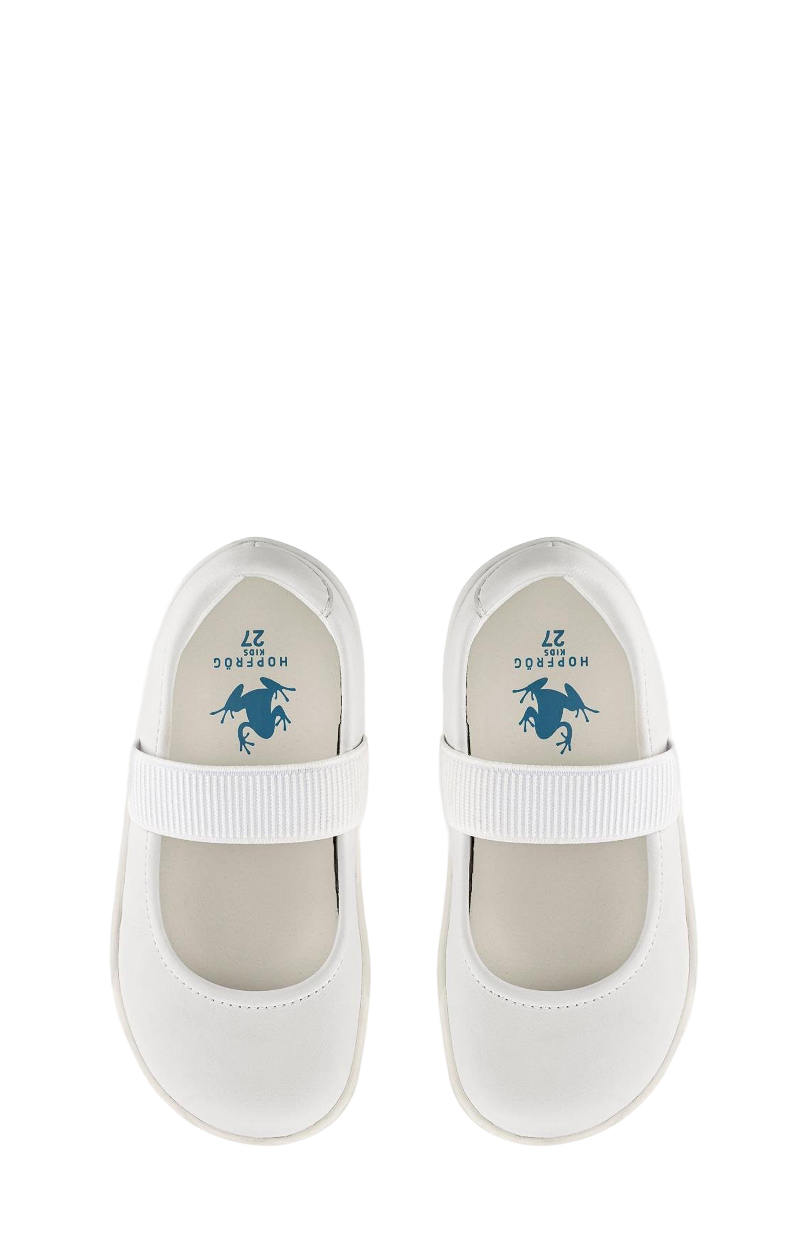 Kids' Smart Walker Barefoot Mary Jane, Alternate, color, COOL WHITE