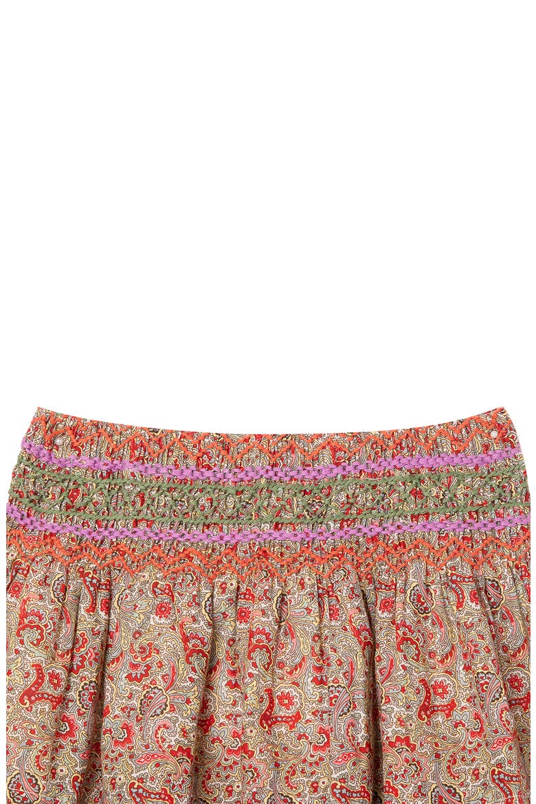 Kids' Smocked Waist Skirt, Alternate, color, PRINT