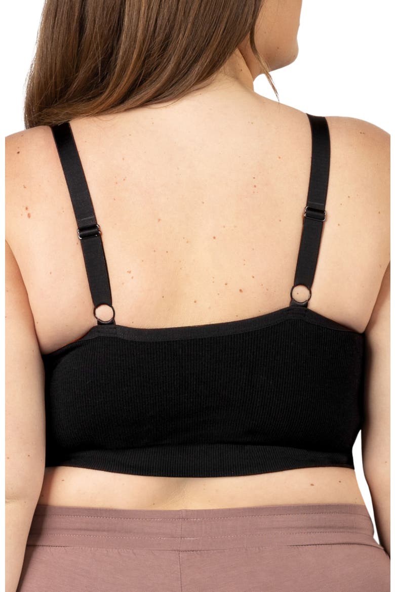 Sublime Wireless Hands Free Pumping/Nursing Sleep Bra, Alternate, color, BLACK