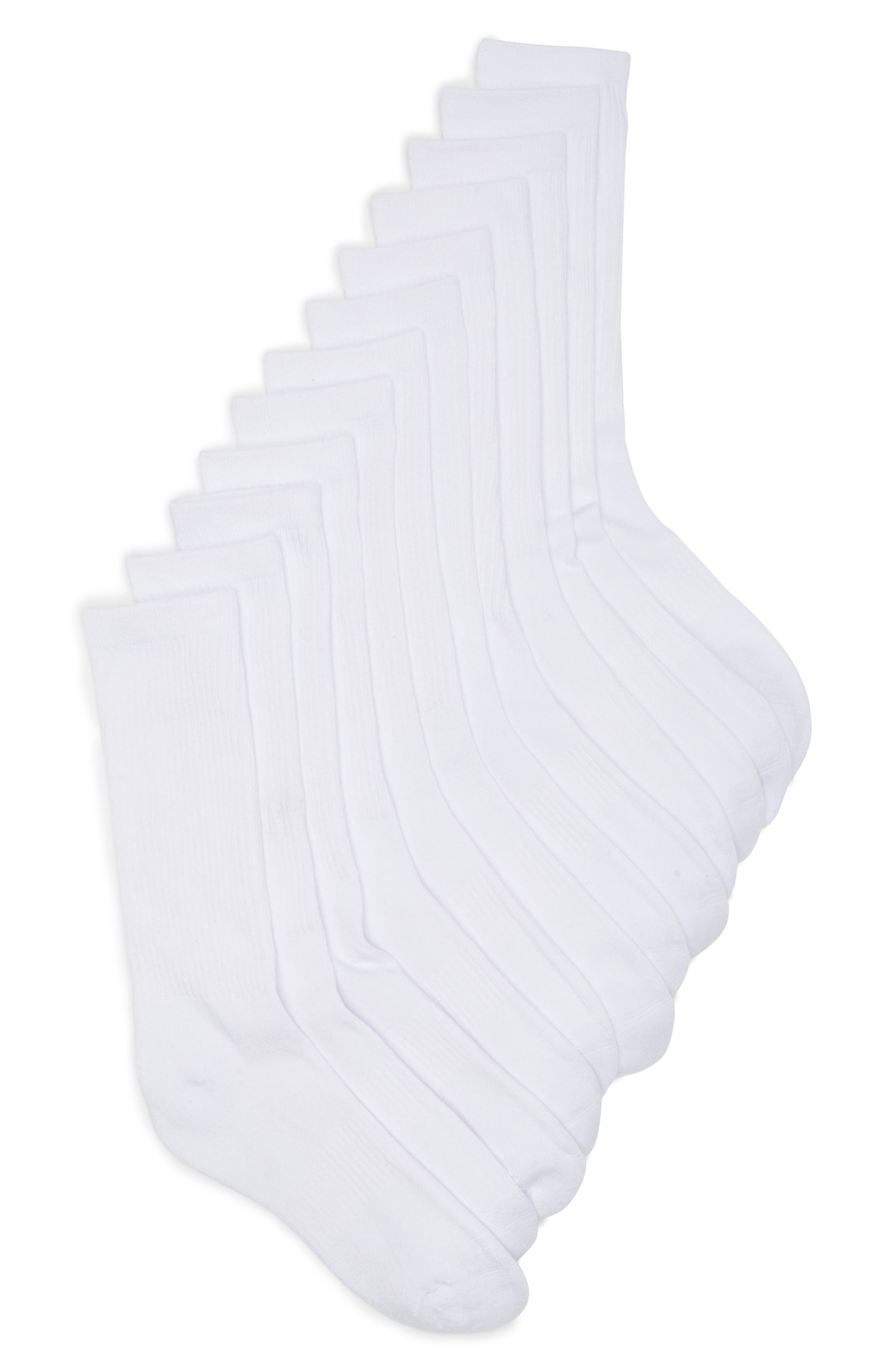 NORDSTROM RACK Everyday Cushioned 6-Pack Crew Socks