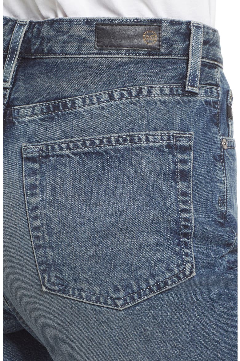 Alexxis High Waist Straight Jeans, Alternate, color, SHAMROCK