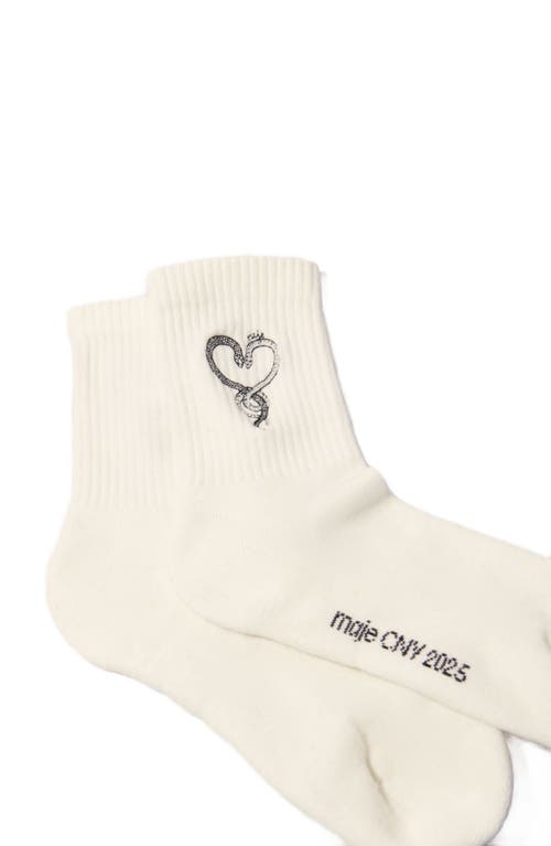 MAJE MAJE RHINESTONE SOCKS