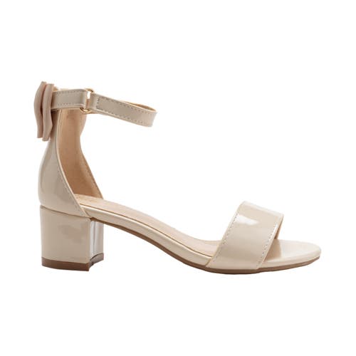 Tulleen Patent-finish Block-heels Sandals In Nude