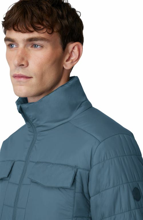 Quartz Co. Neal 2.0 Quilted Jacket In Ice Blue