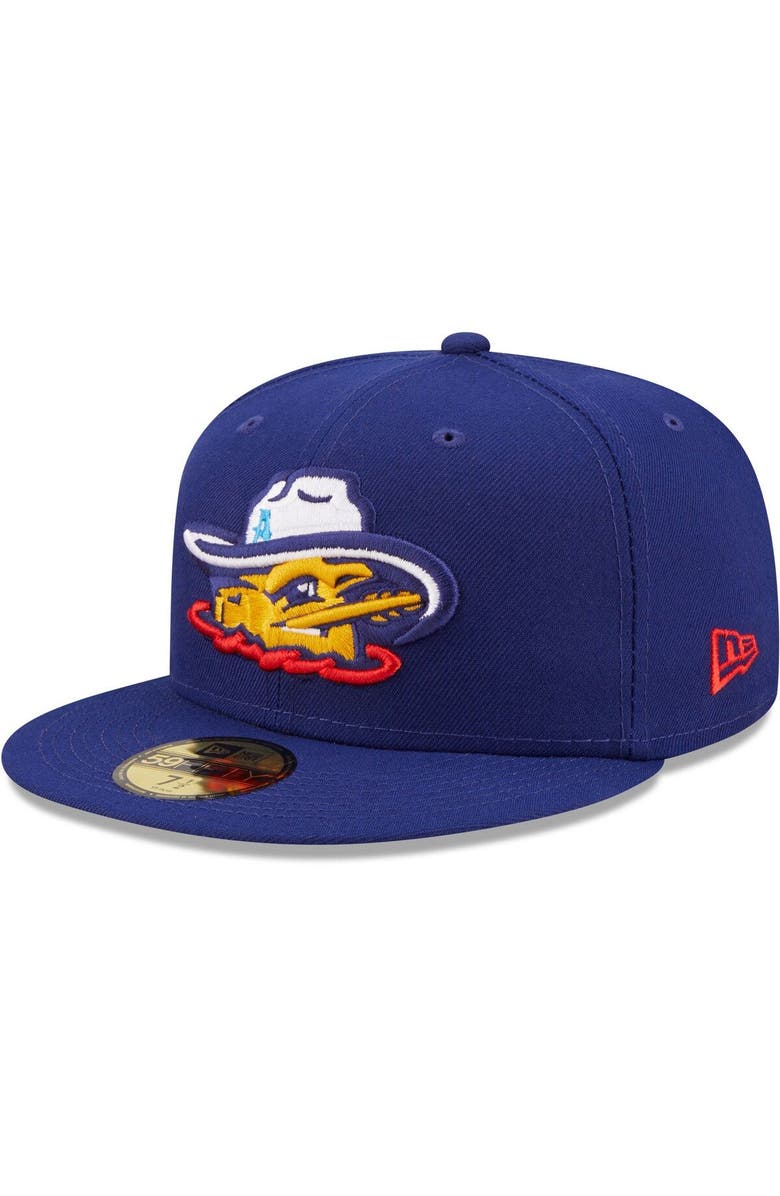 New Era Men's New Era Royal Amarillo Sod Poodles Authentic Collection 59FIFTY Fitted Hat, Alternate, color, Royal
