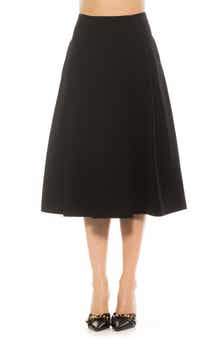 Alexia Admor Illia Pleated Midi Skirt