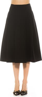 Alexia Admor Illia Pleated Midi Skirt