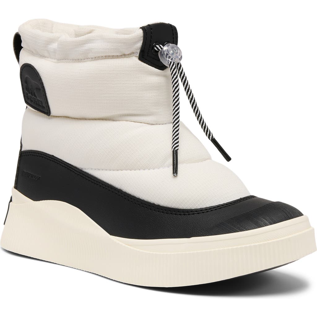 Sorel Out N About Iv Puffy Lace-up Waterproof Boot In White