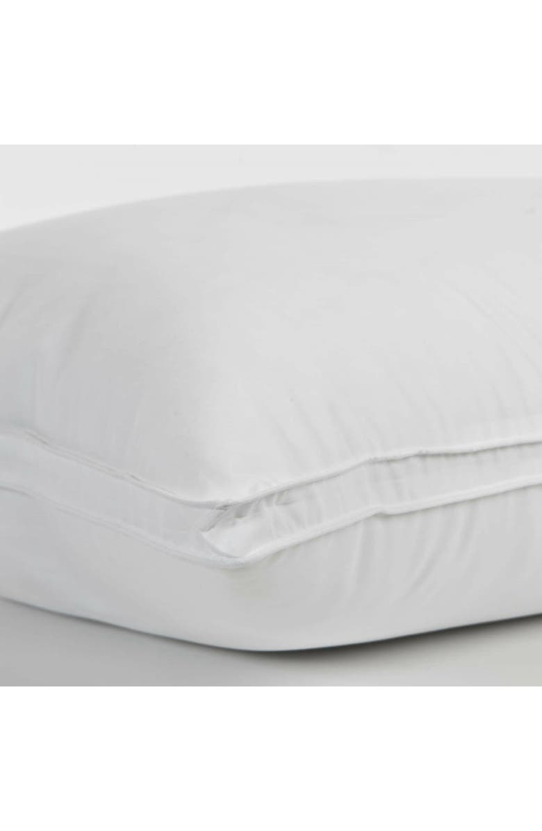 ELLA JAYNE HOME Gusseted Soft Plush Down Alternative Stomach Sleeper Pillow, Set of 2, Alternate, color, White