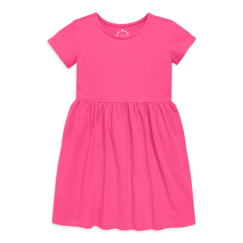 Primary Kids Perfect Pocket Dress In Gumball