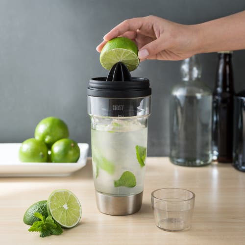 Host 5-in-1 Cocktail Shaker In Clear