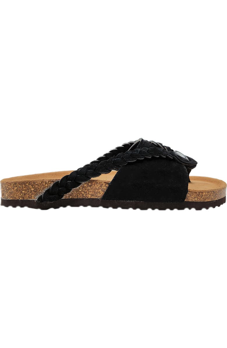 GAAHUU Braided Slide Sandal, Alternate, color, Black