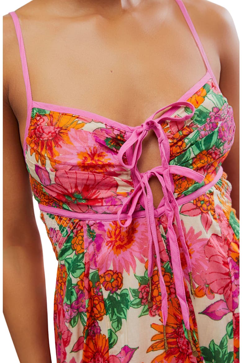 Dream Weaver Cotton Maxi Sundress, Alternate, color, IVORY/PINK COMBO