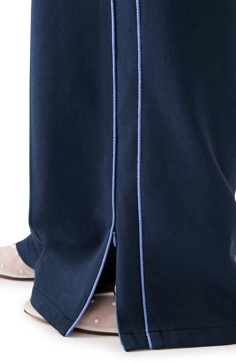 Steve Madden Cotton Blend Scuba Track Pants, Alternate, color, Marine