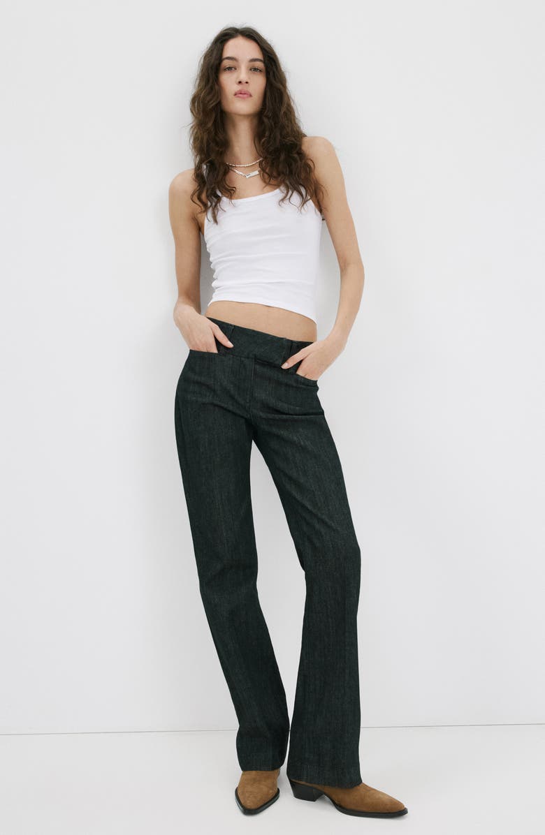 MANGO Block Heel Chelsea Boot, Alternate, color, Tobacco Brown