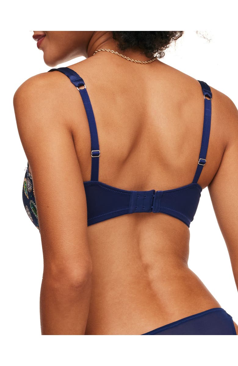 Adore Me Dianna Contour Balconette Bra, Alternate, color, Novelty Blue