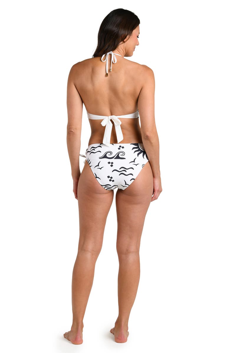 La Blanca Waves of Rio Side Tie Bikini Bottoms, Alternate, color, 