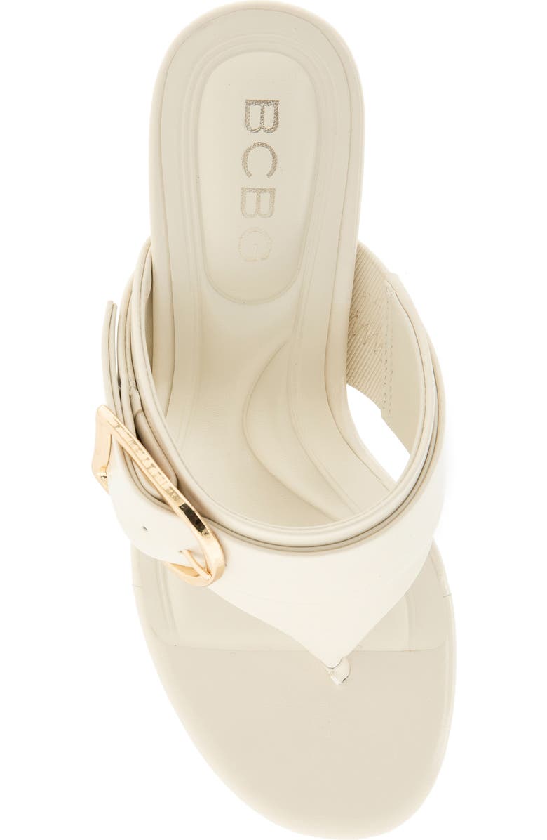 BCBGeneration Seema Wedge Slide Sandal, Alternate, color, Tofu