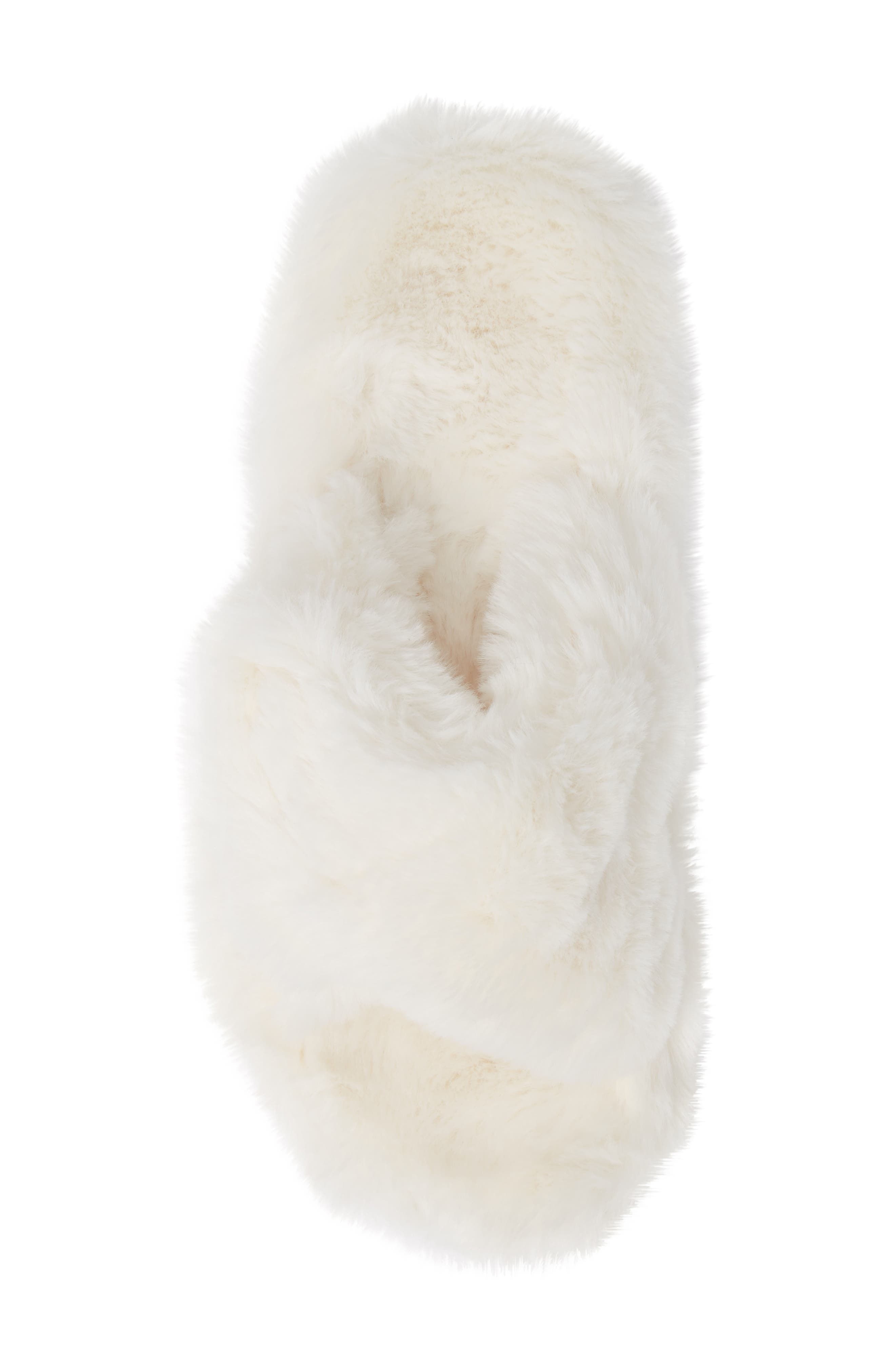 Relax Plush Slipper, Alternate, color, IVORY