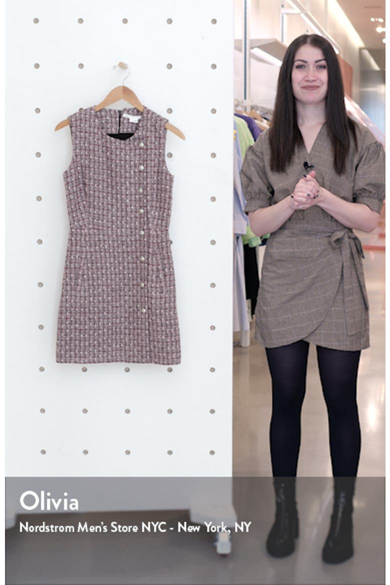 Cutler Tweed Minidress video