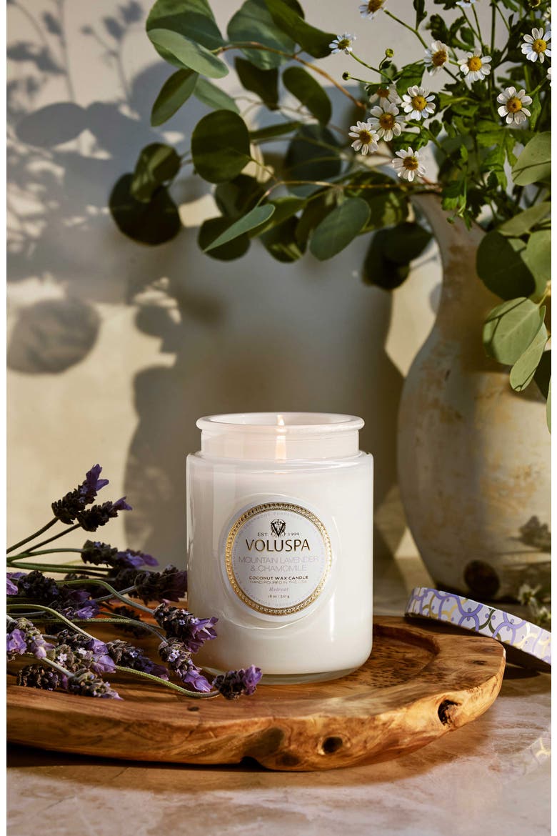Mountain Lavender & Chamomile Large Jar Candle, Alternate, color, MOUNTAIN LAVENDER & CHAMOMILE
