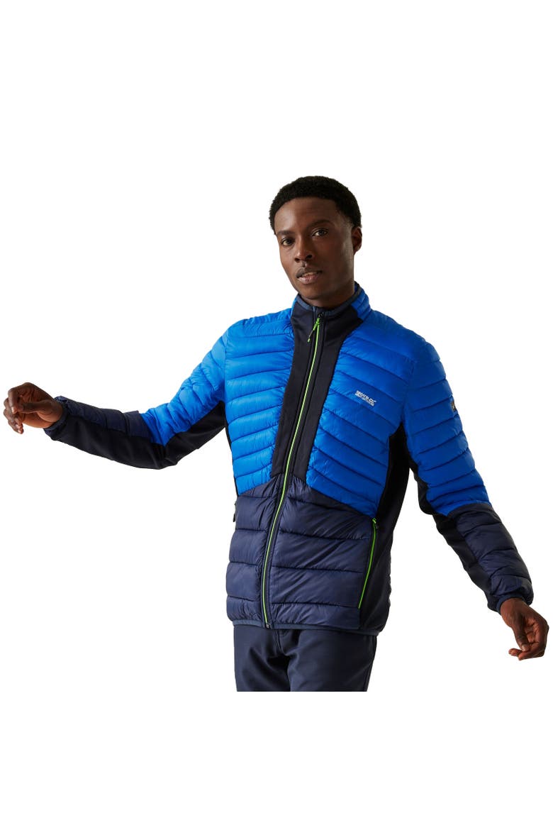Leedre Colour Block Hybrid Jacket, Alternate, color, Olympian Blue and Navy