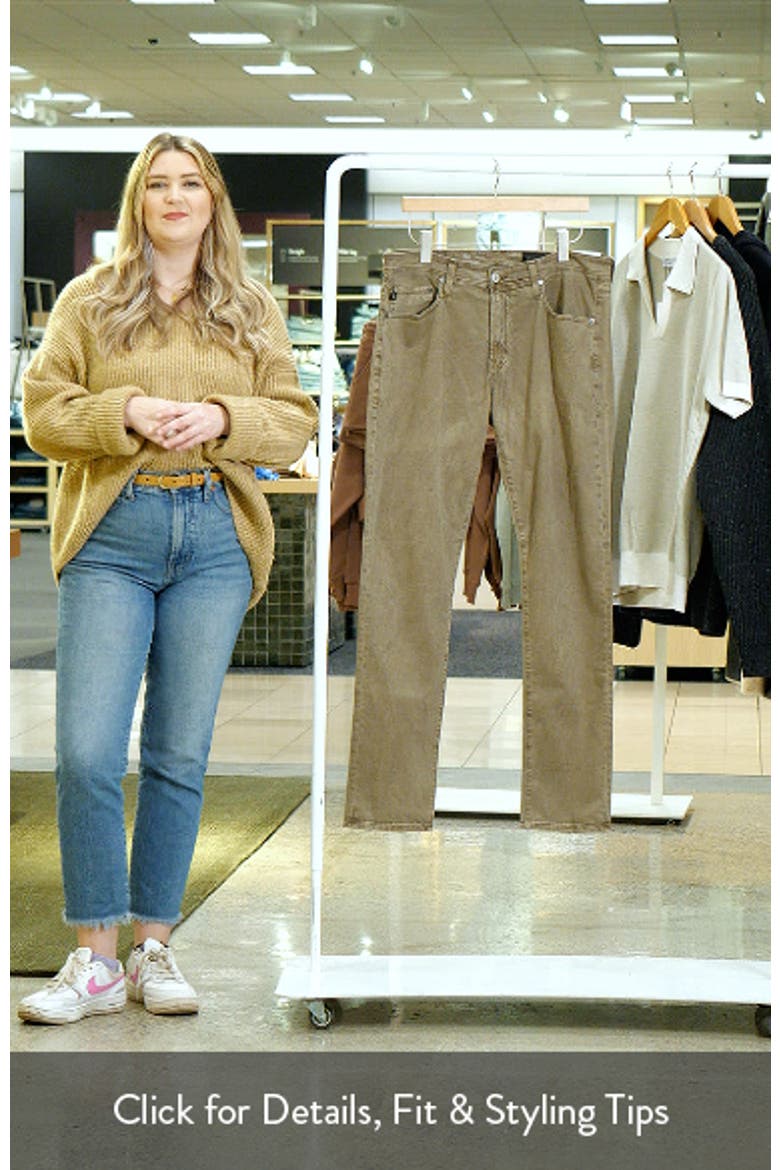 Tellis Slim Fit Sateen Pants (Nordstrom Exclusive) video
