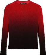 Desigual Ombré Texture Knit Top