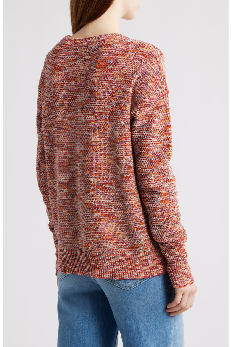 Space Dye Cotton Sweater, Alternate, color, SPICE MULTI
