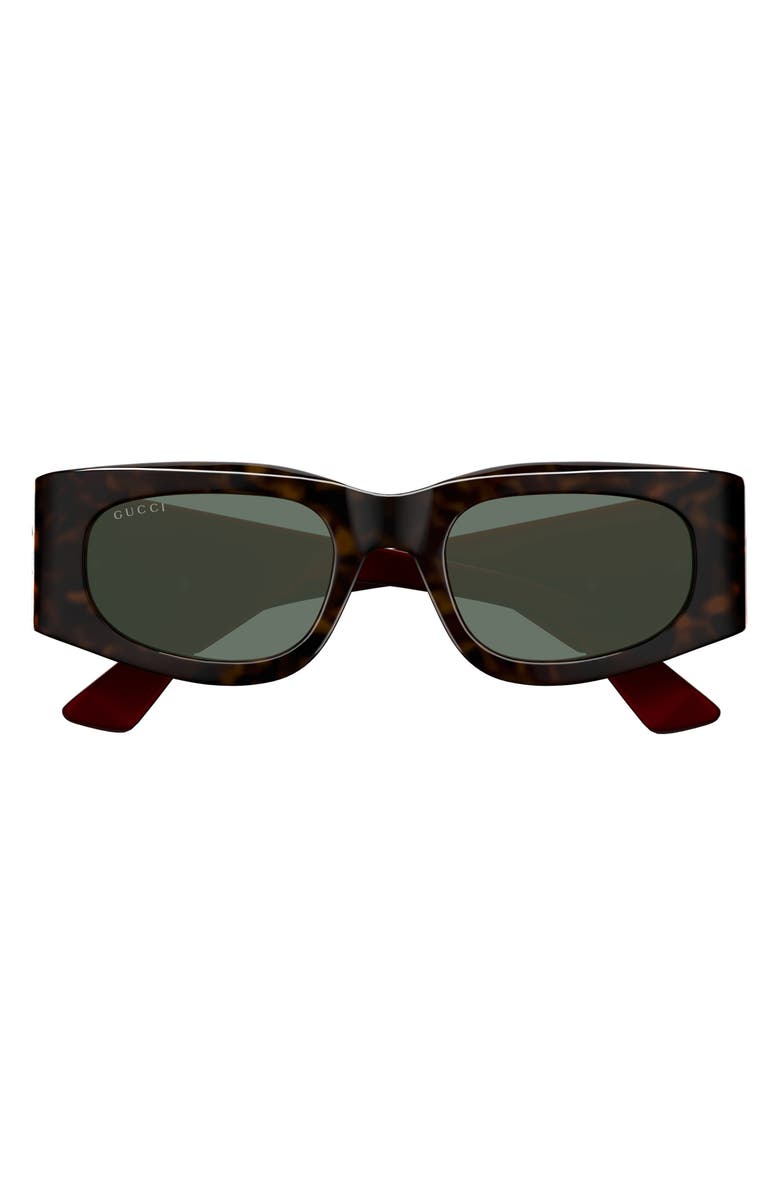 Gucci 51mm Rectangular Sunglasses, Main, color,
