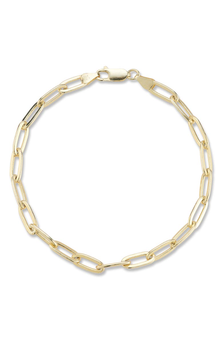 Yield of Men Men's Paperclip Bracelet, Main, color, 