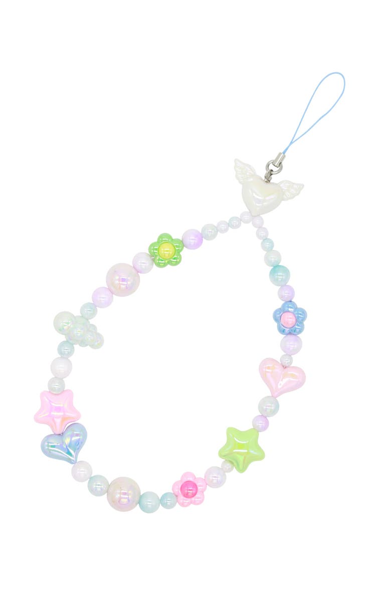 Velvet Luna Multicolor Beaded Phone Strap, Main, color, Multi Colored